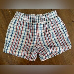 EUC. TBBC Sheffield Shorts. Blue/Red seersucker. Size 3T.